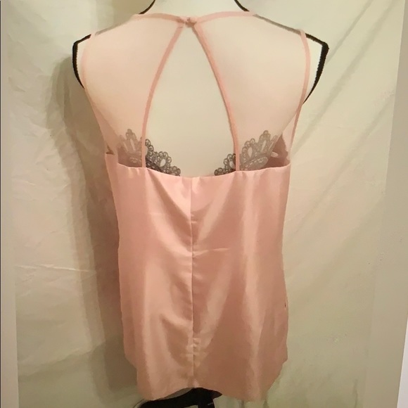 Size 12 Pink Rhinestone Mesh Neck Prom Party Dress - Picture 2 of 8